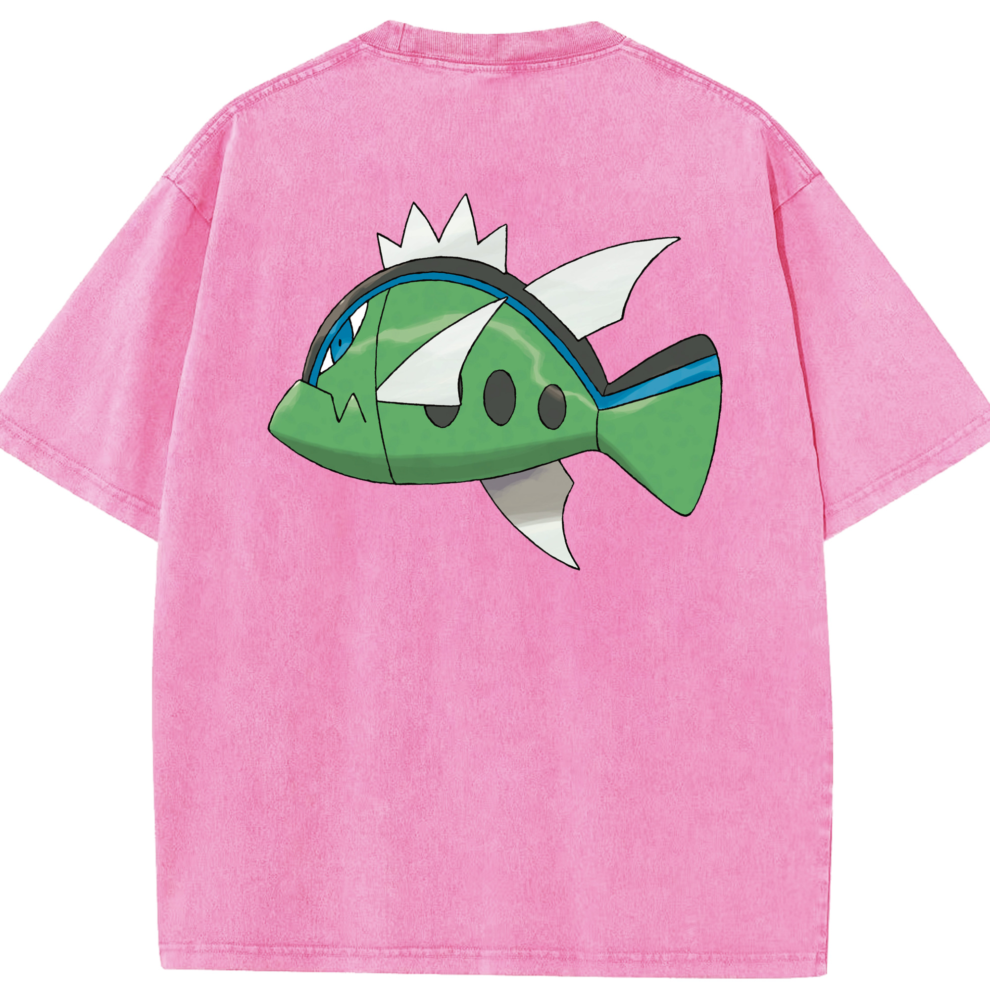 （画像用） ポケットモンスター Pokémon 綿100% ヴィンテージ風 半袖Tシャツ（背面プリント）